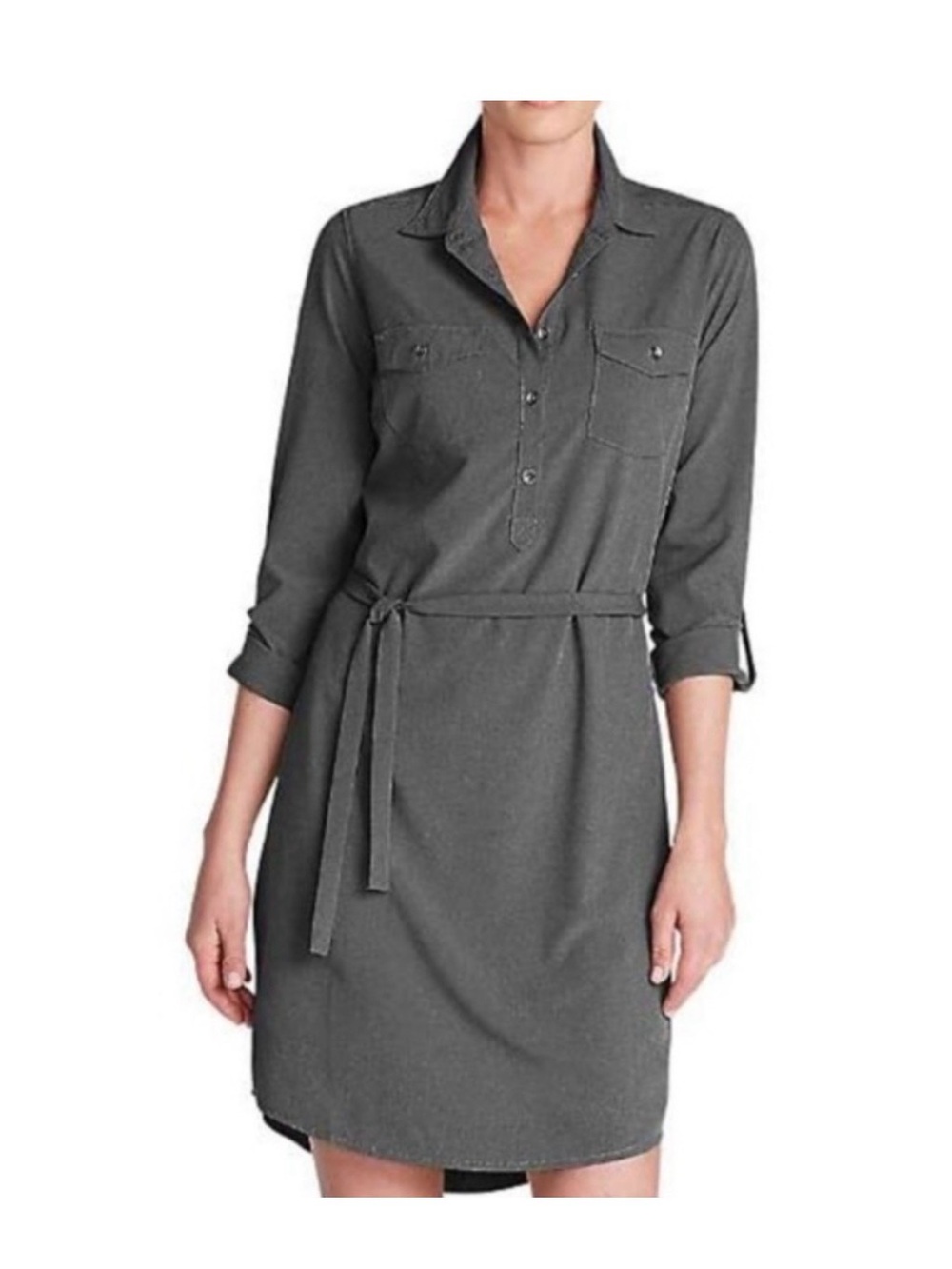 Olive Green Eddie Bauer Departure Dress